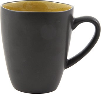 TS mok Urban zwart / geel D 9 H 11 cm