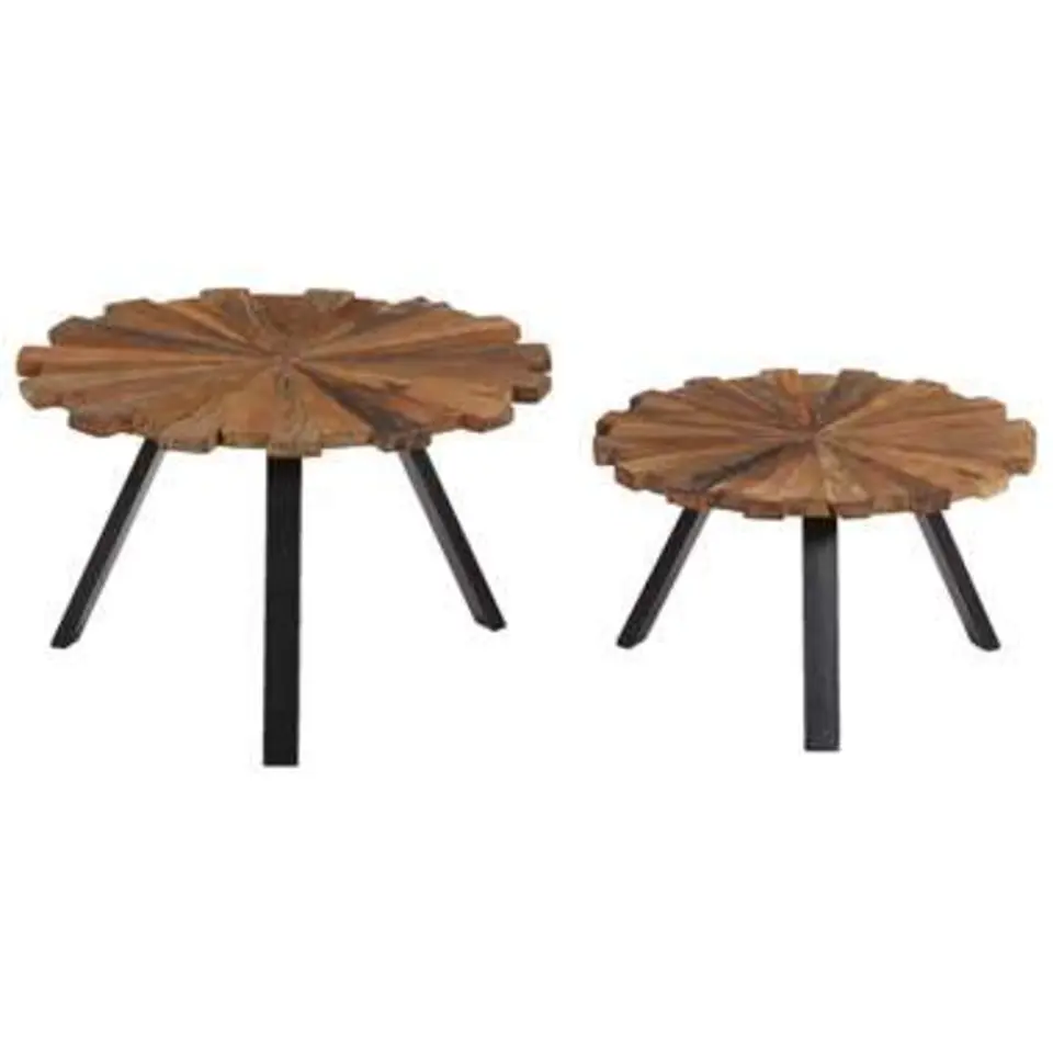 vidaXL - Salontafel - Bruin - Hout