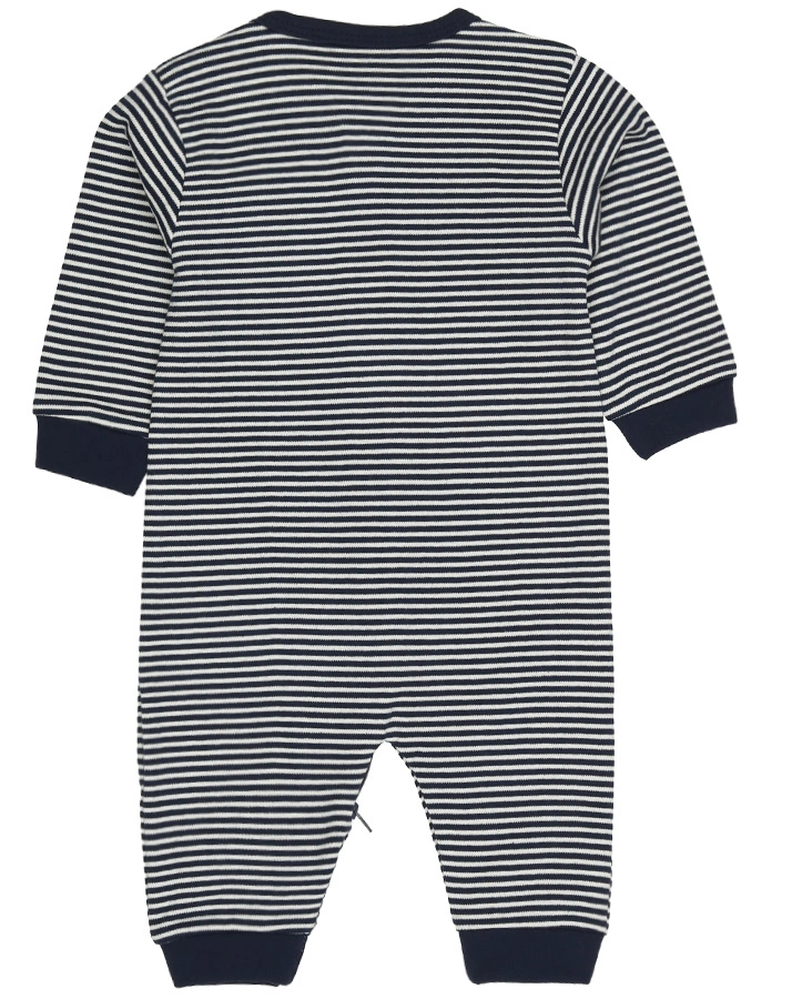 Strampler INFINITY NIGHTSUIT STRIPES ohne Fuß in dunkelblau