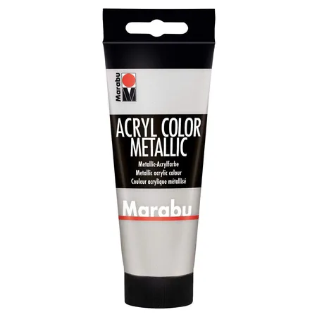Marabu Acryl Color, Silber 082, 100 ml