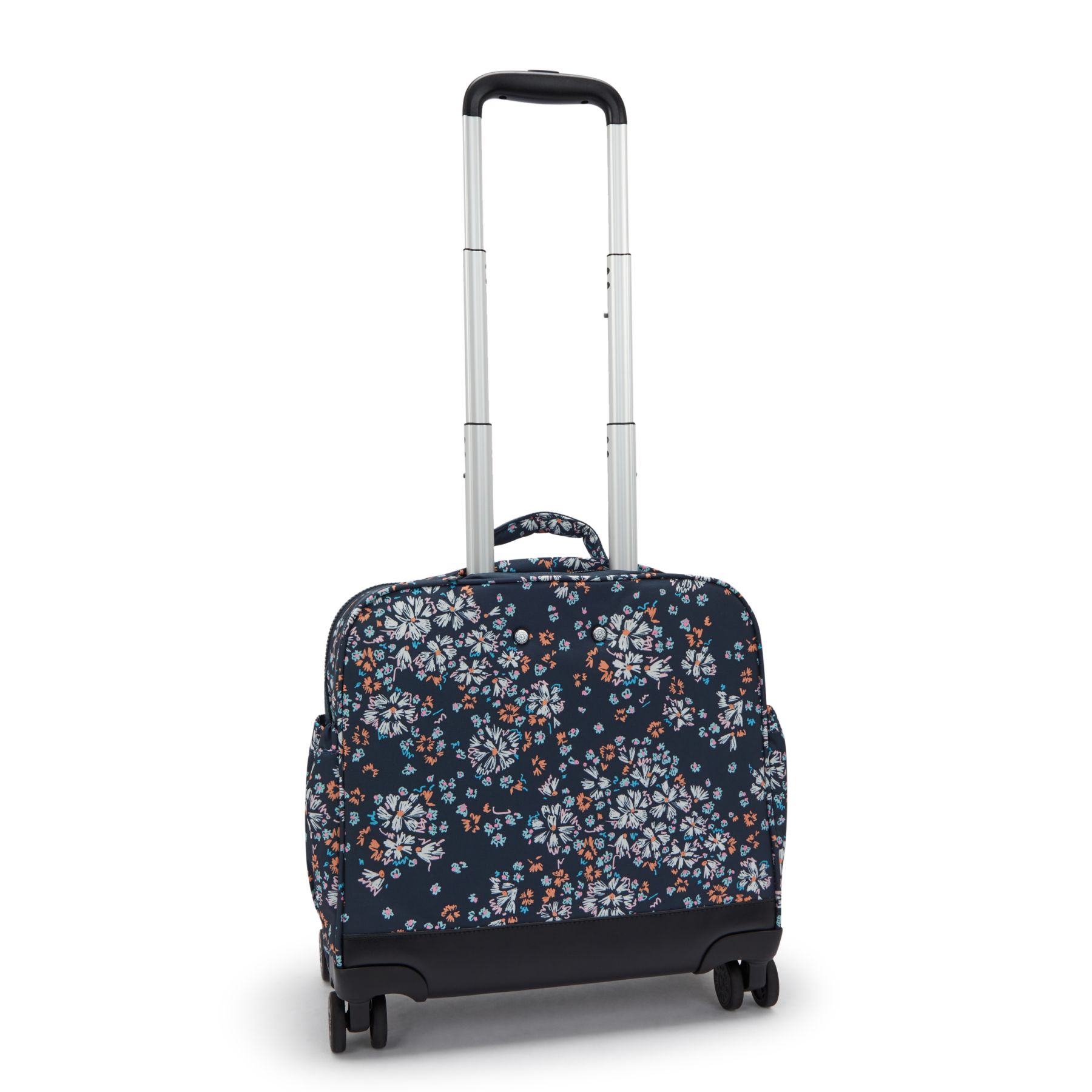 NEW STORIA Sac d'école à 4 roues pour enfants avec compartiment pour ordinateur - Flower Field