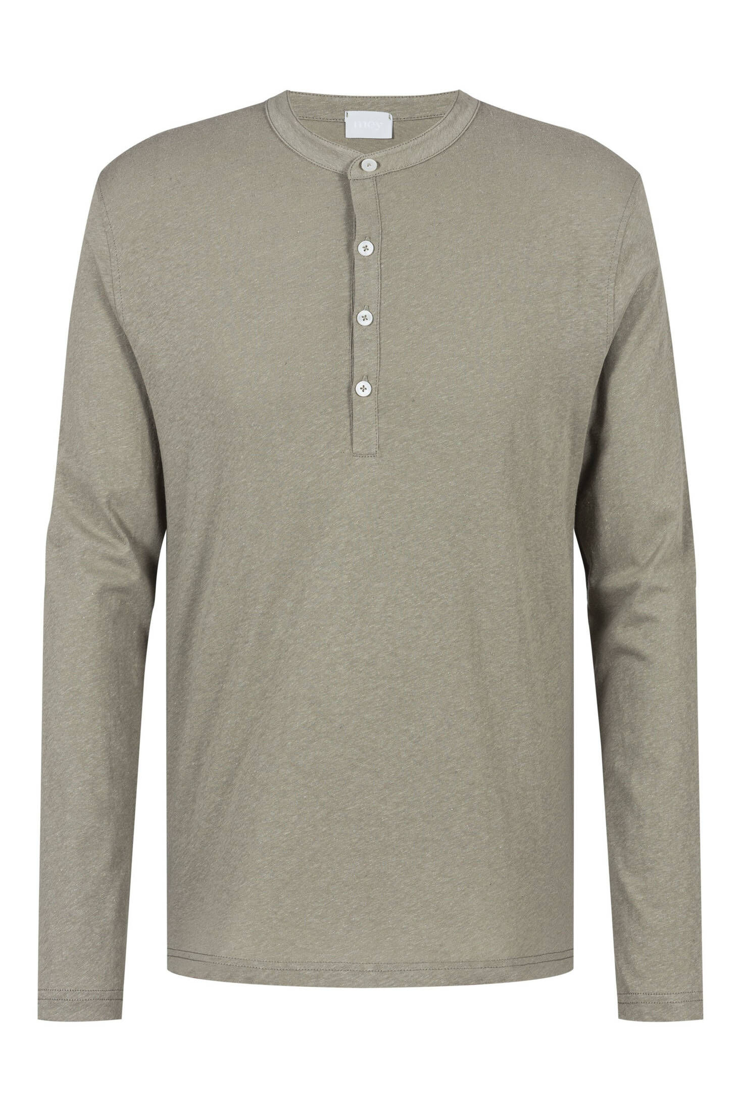 mey| Herren Henley-Shirt Serie Linen