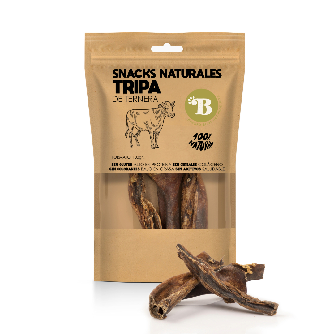BIMORDISCOS Intestino de vaca para cães