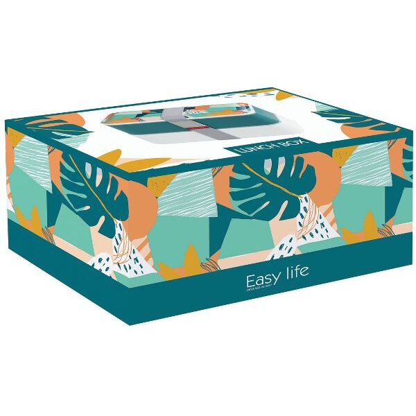 Boîte repas 2 compartiments Vert - Lunch Box