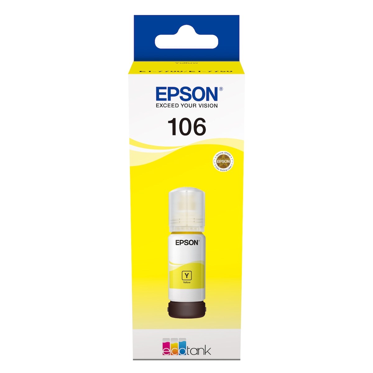 Epson blekkflaske 106 EcoTank Gul