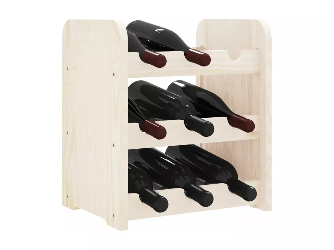 Casier à vin 33x25x37 bois de pin massif