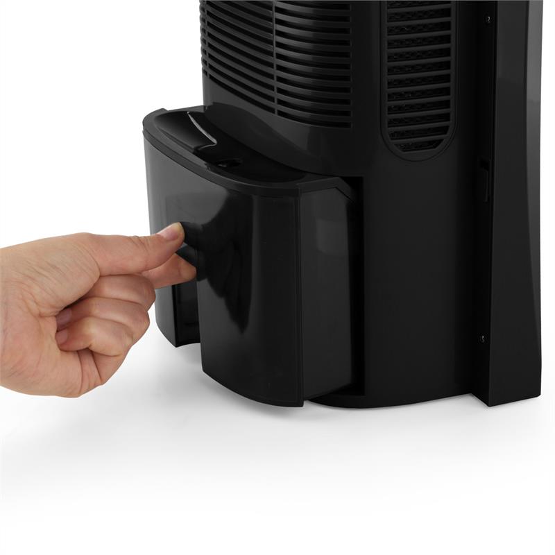 Drybest 2000 2G Luftentfeuchter Ionisator 700 ml/d 70 W schwarz Schwarz