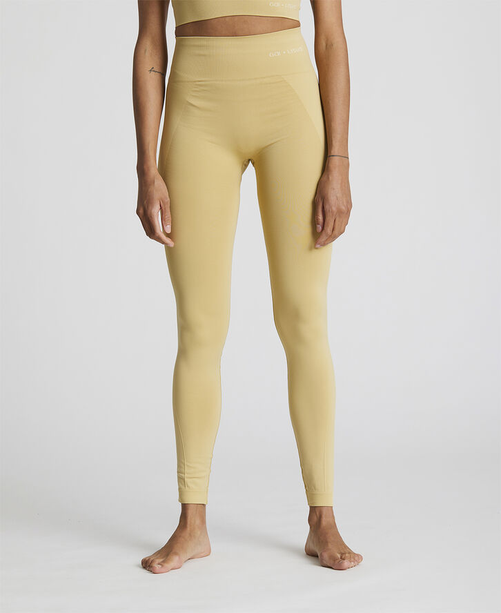 Gai&Lisva Shanti Seamless Leggings Light mustard