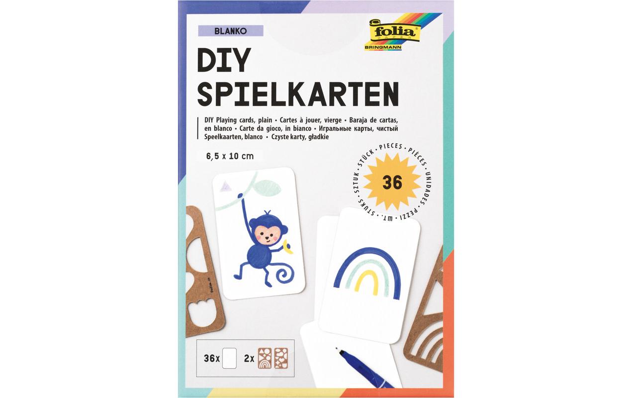 Papp-Karte Blanco, 6.5 x 10 cm, 36 StückBlanco Spielkarten zum Selbstgestalten
