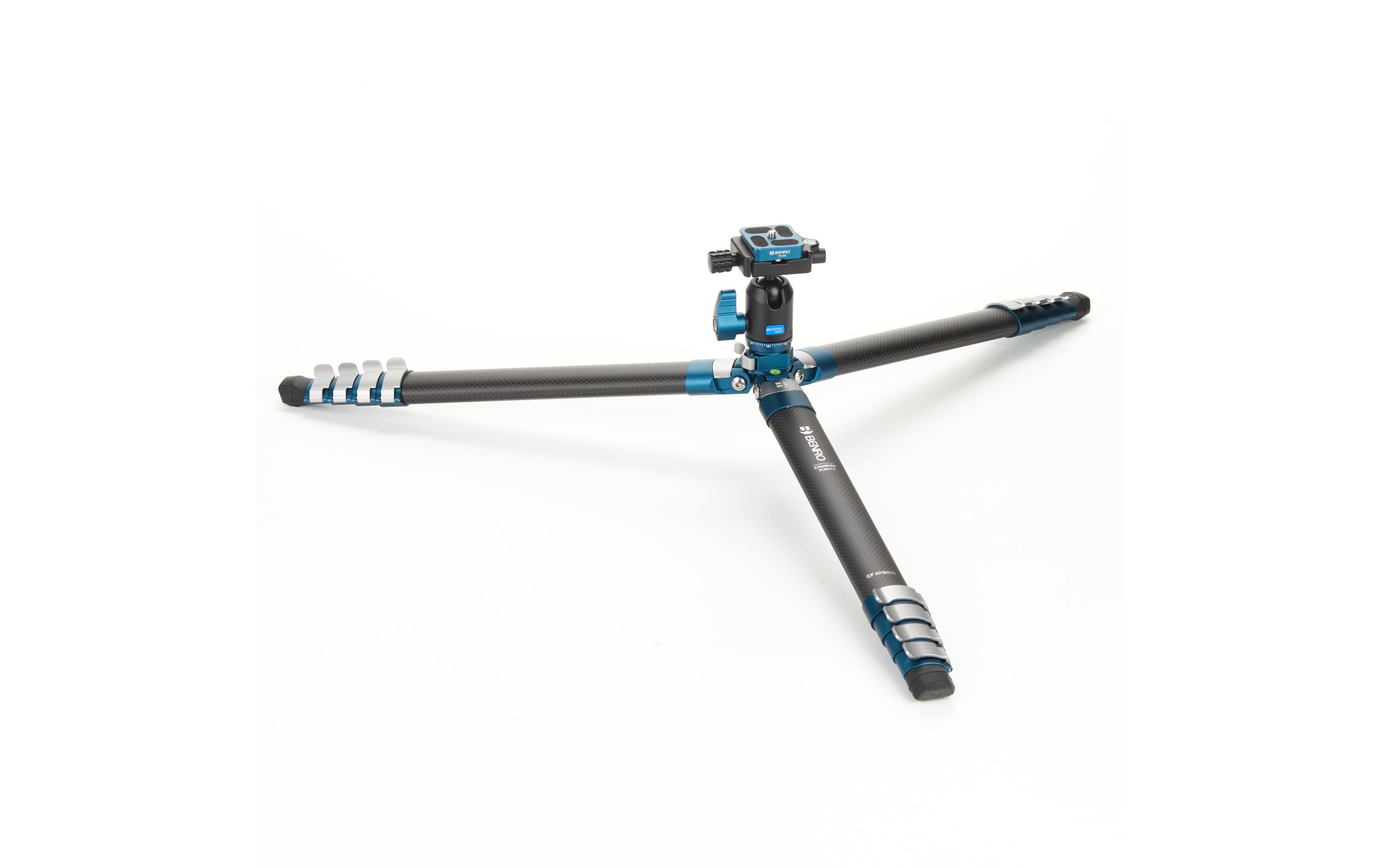 Stativ TCBH15N00P Cyanbird Kit Alu Carbon<br>Kompaktes Stativ aus Kohlefaser und Aluminium