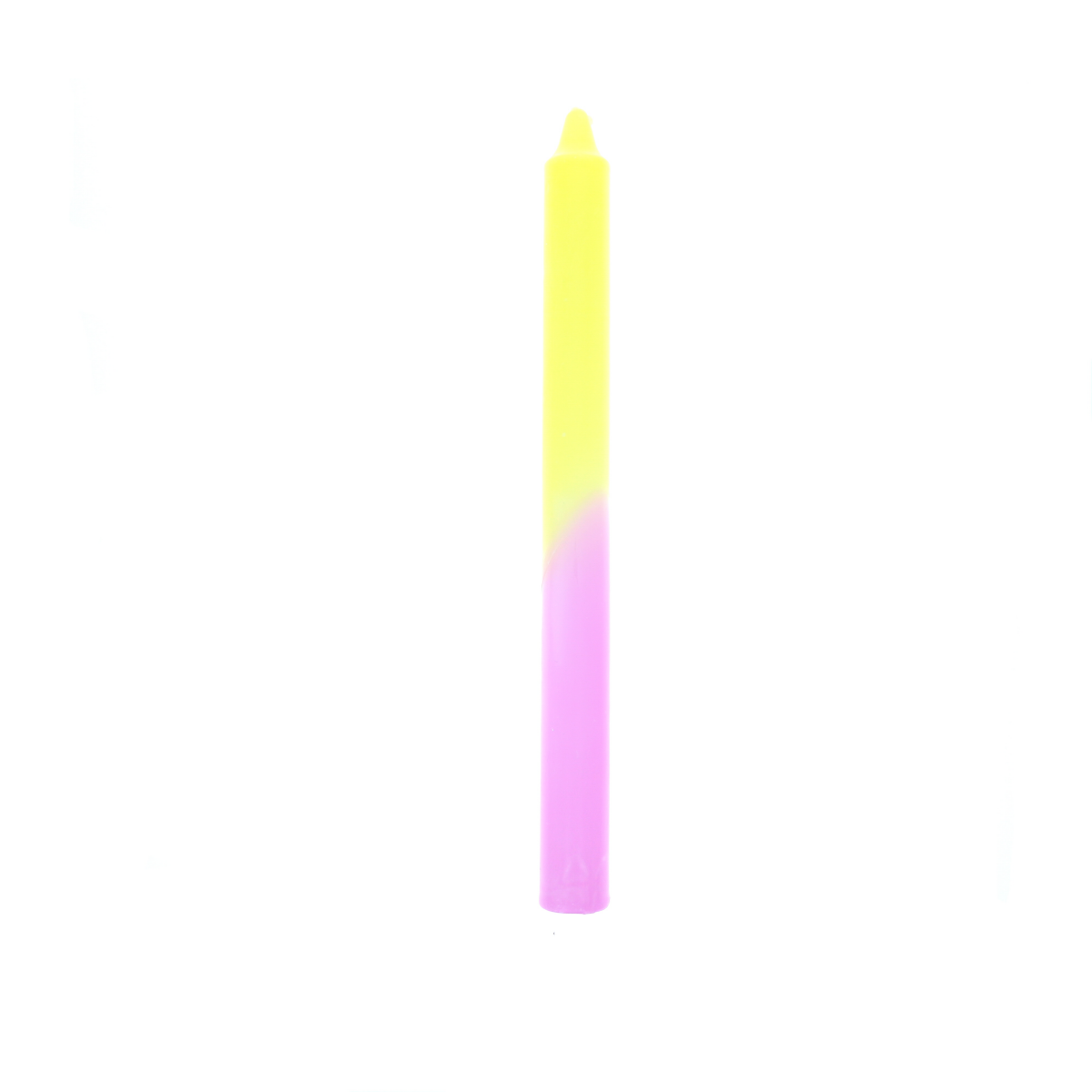 Bougie chandelier bicolore jaune et rose Atelier jasmin