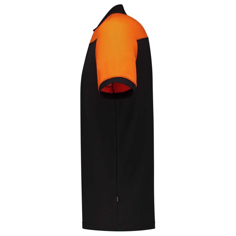 Tricorp Bicolor Naden  - Poloshirt - Zwart Oranje - 6XL