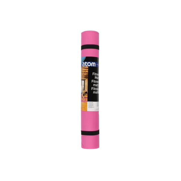 Atom Yoga- og treningsmatte 3mm - Rosa