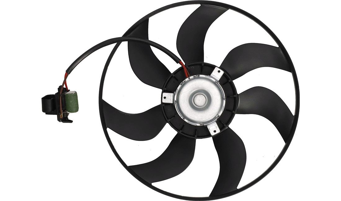 Ventilator, motorkøling