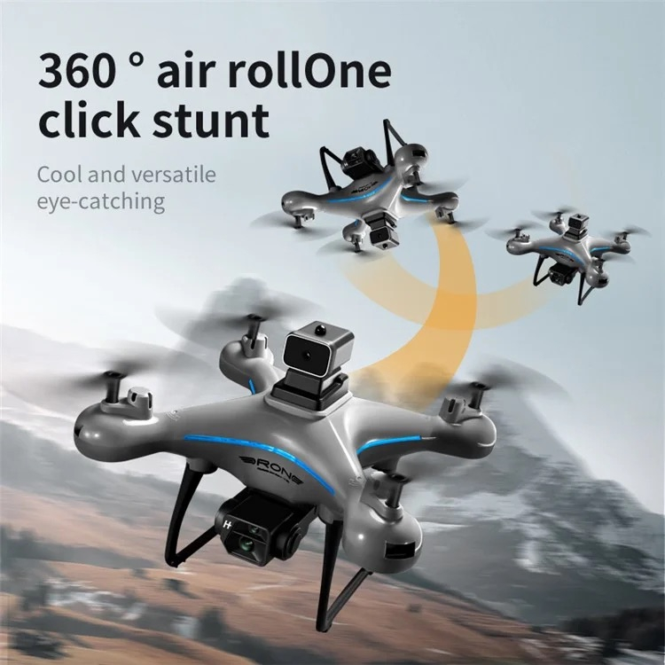 WiFi 2.4G RC Quadrocopter Four Way Obstacle Avoidance Drohne Dual 4K Kamera   Fernbedienung