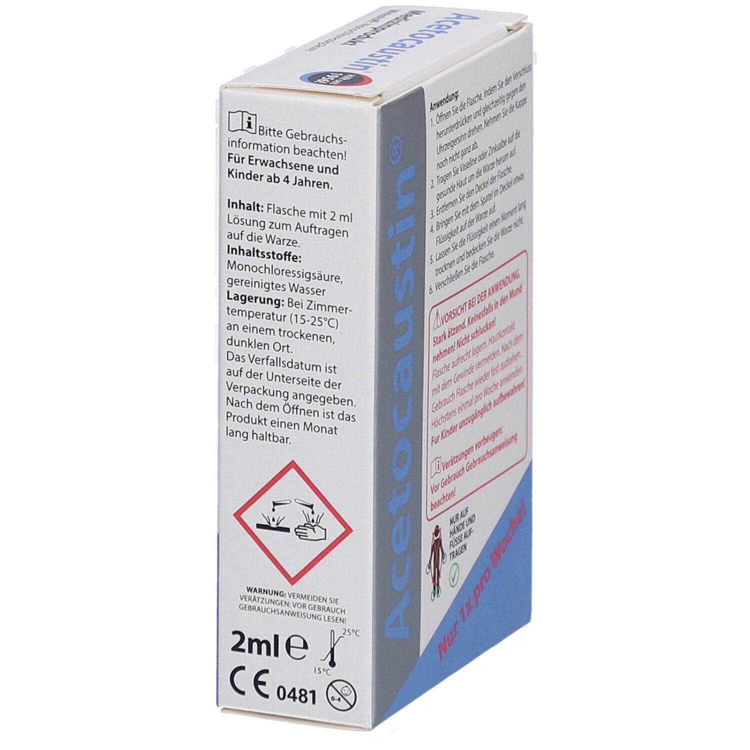 Acetocaustin Warzenmittel 2 ml