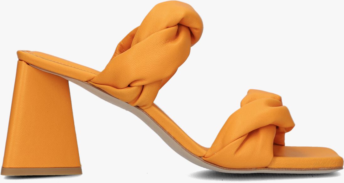 NUBIKK oranje nubikk muiltjes triangle twist
