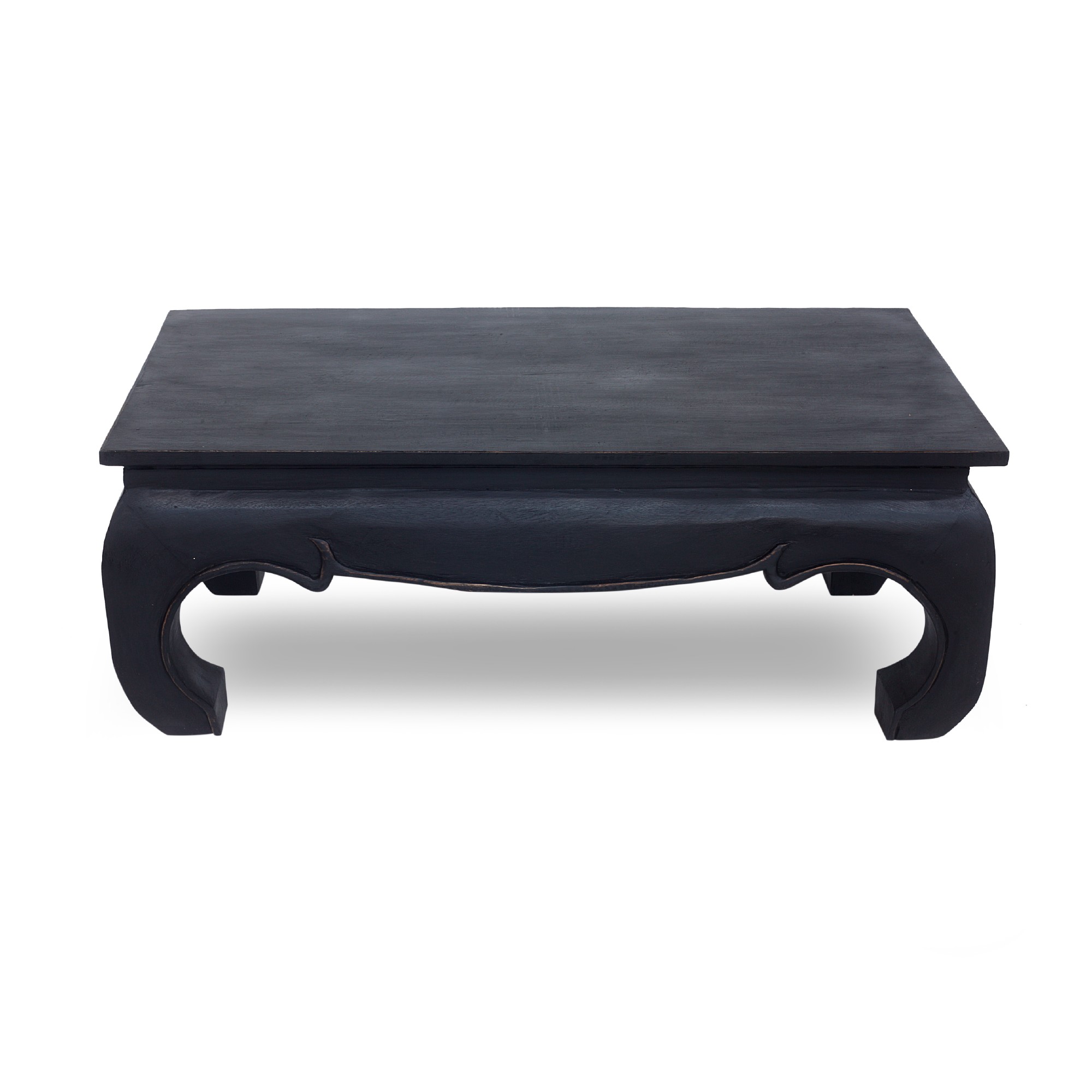 Opiumtisch, schwarz, T 50 cm, B 100 cm, H 41 cm von fischer's lagerhaus