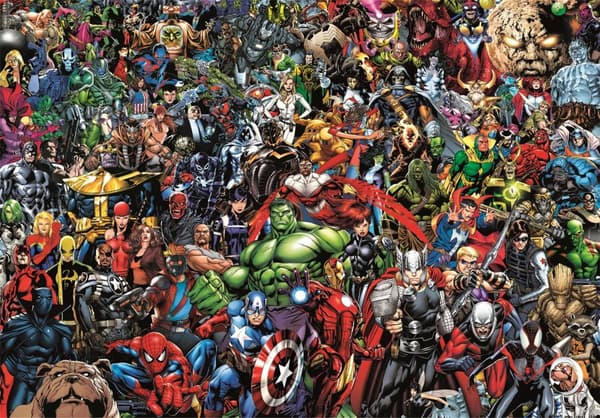 Pussel Impossible Marvel Avengers 1000 bitar, Clementoni