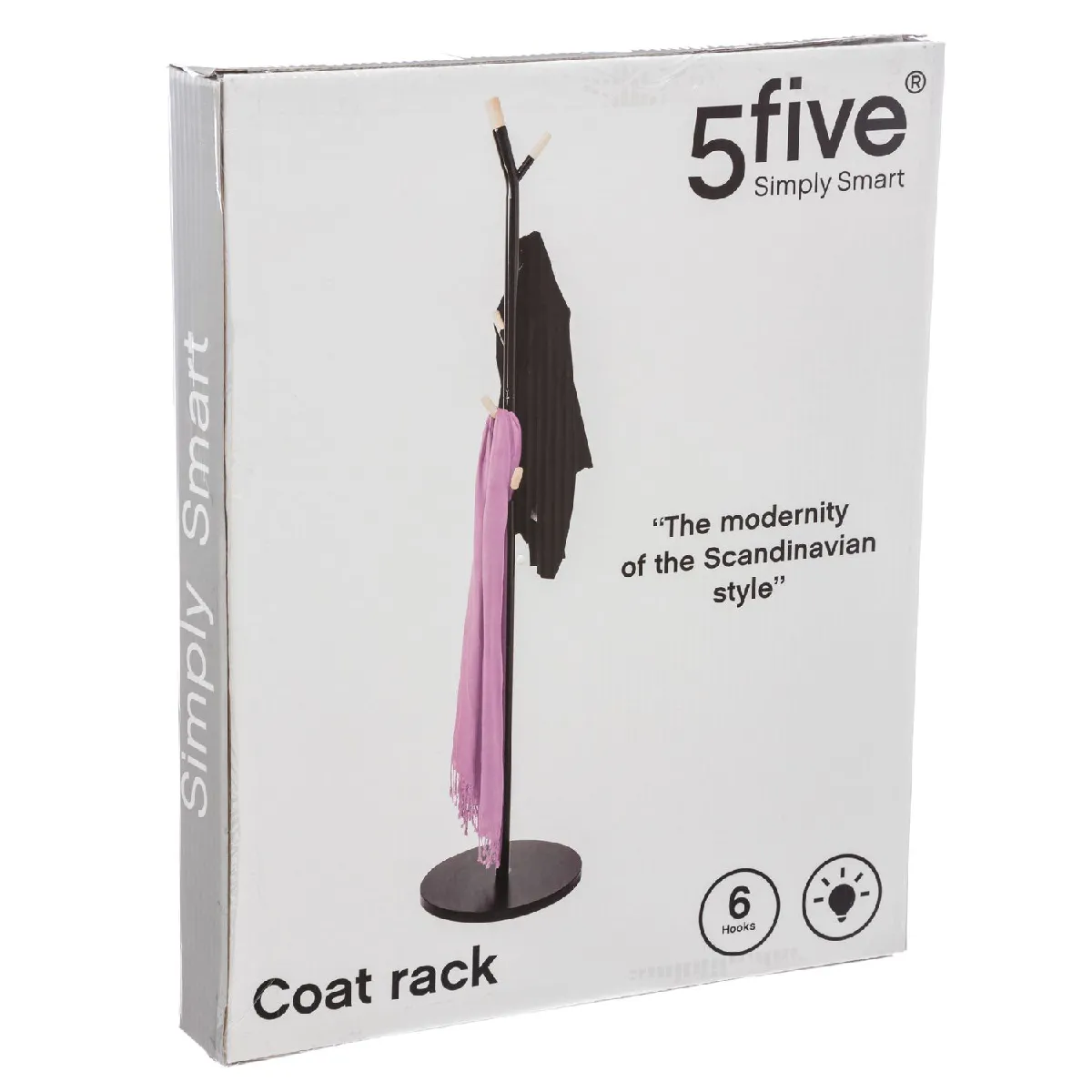 Five Simply Smart Porte Manteau Noir