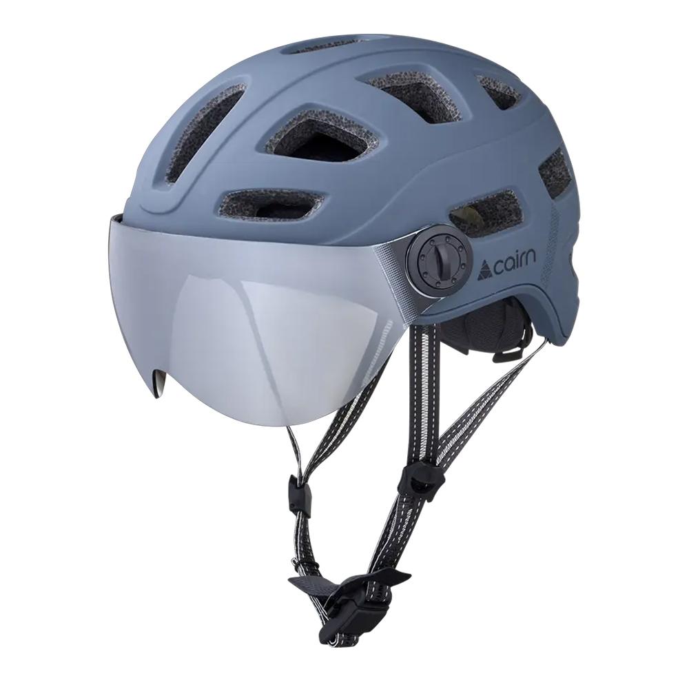 Cairn Casque avec visière Gris Adulte Cairn Quartz Visor Led