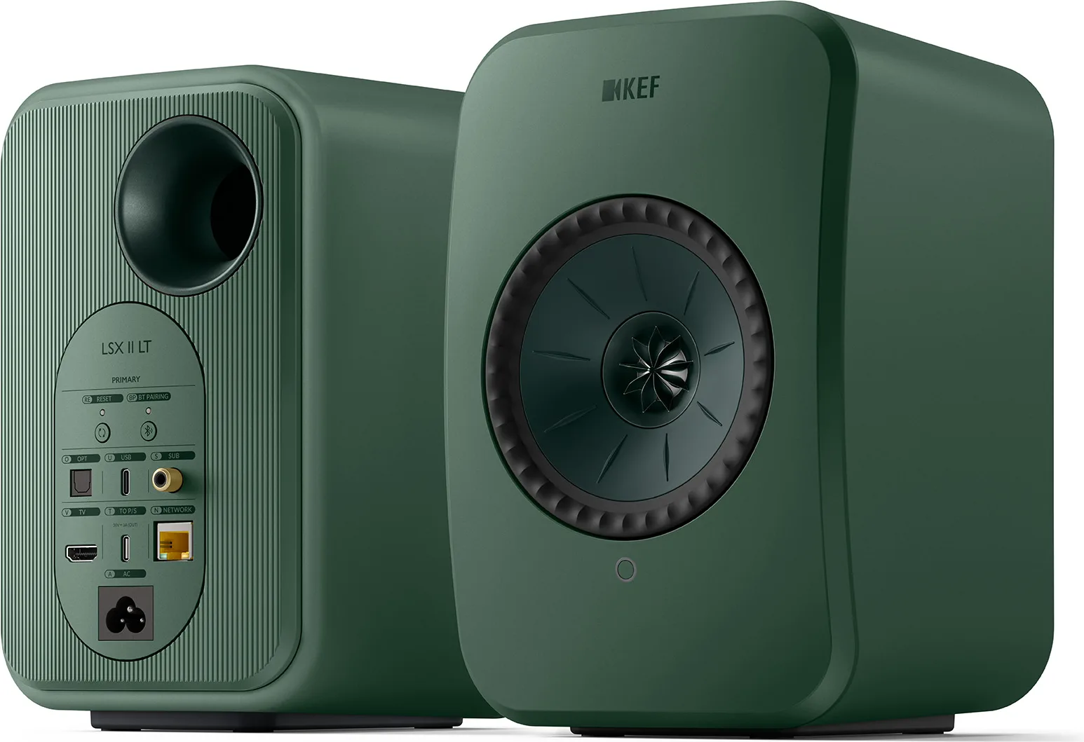 KEF LSX 2 LT Vert (la paire) Enceintes sans fil hi-fi