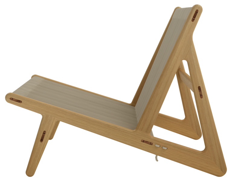 Gubi MR01 Initial fauteuil walnoot