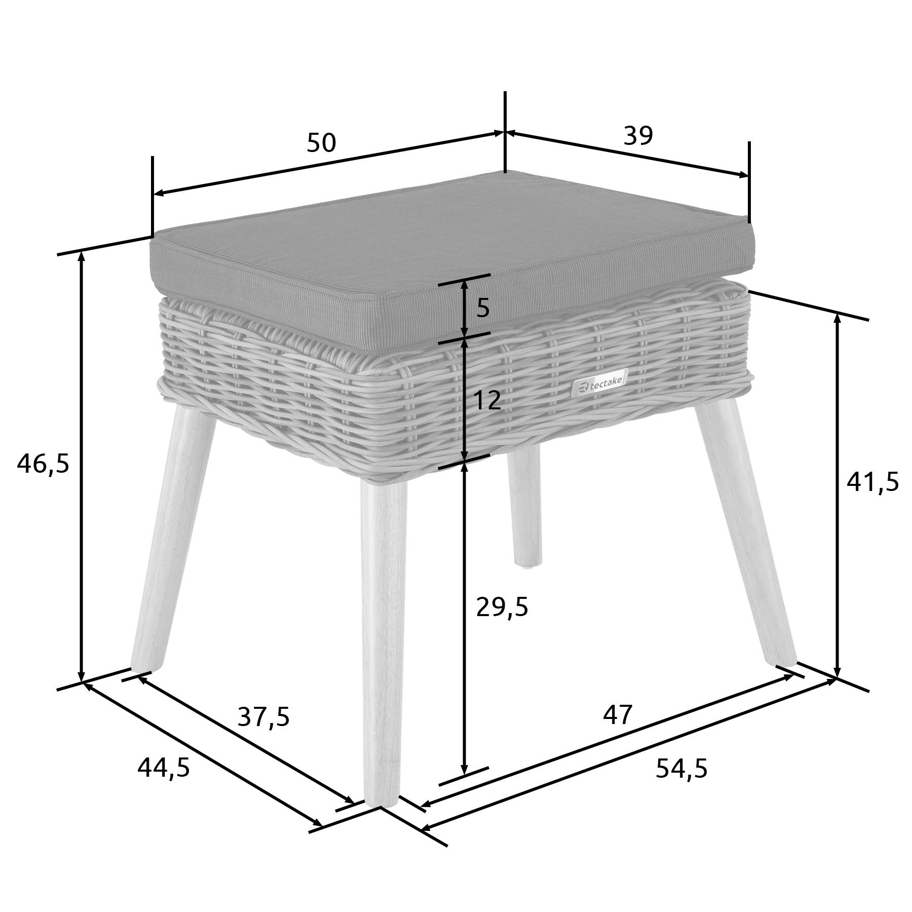 Rattan-Fussbank Vibo