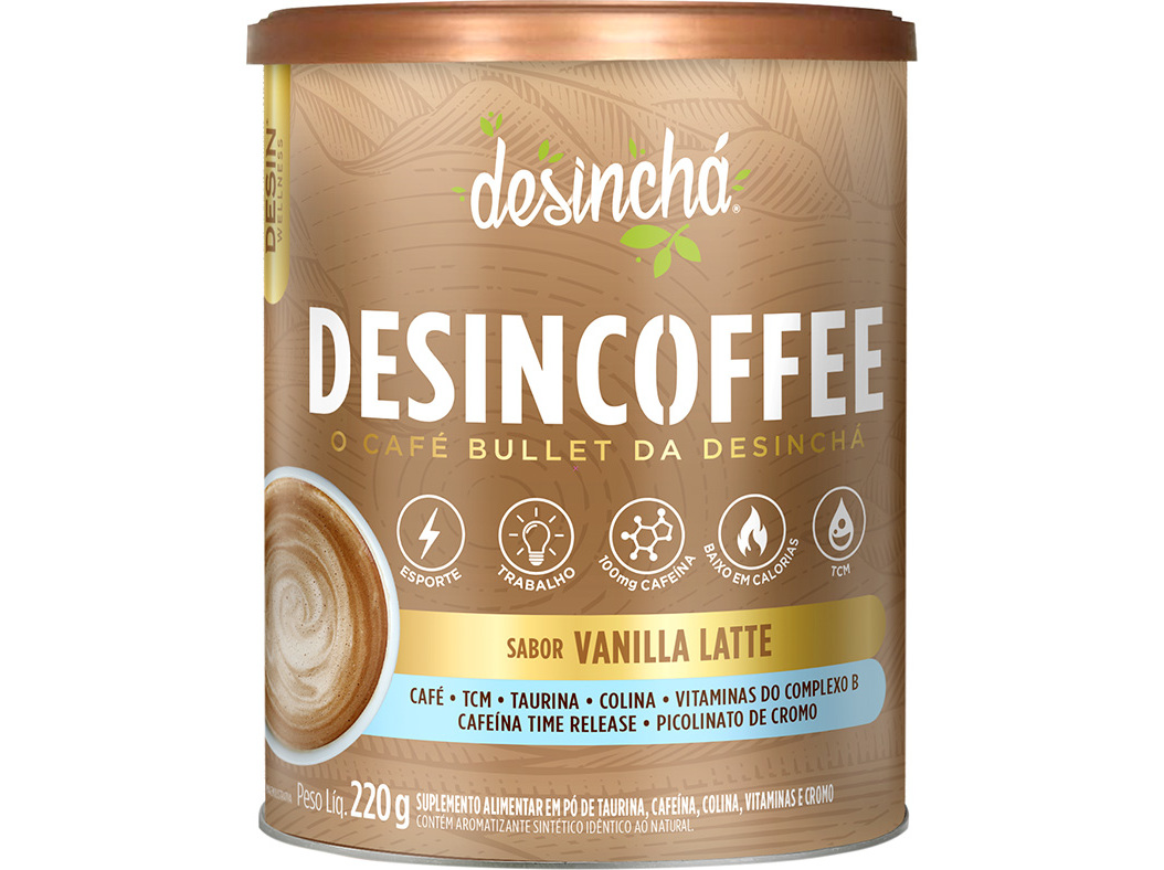 CAFÉ DESINCHÁ DESINCOFFEE VANILLA LATTE 220G