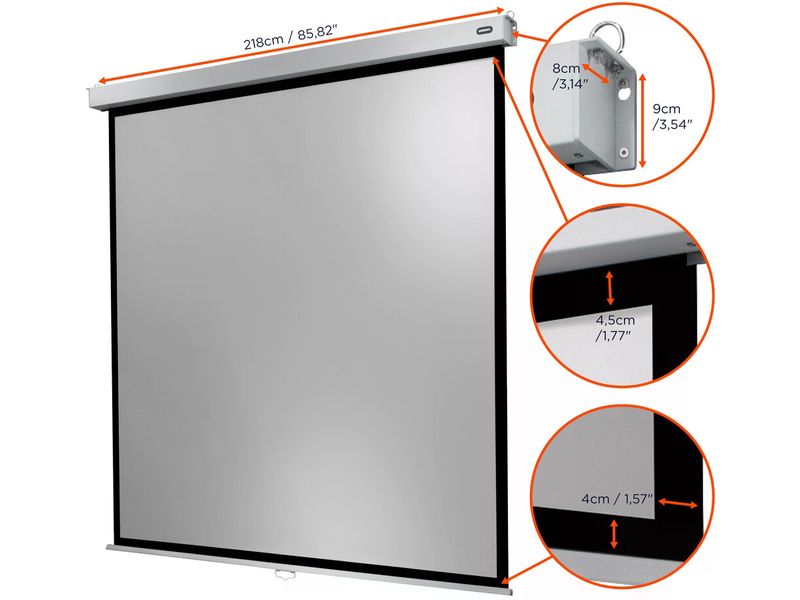 Celexon Rollo-Leinwand Professional Plus 200x200 cm 1:1 Celexon Leinwand Rollo Professional Plus 200 x 200 cm