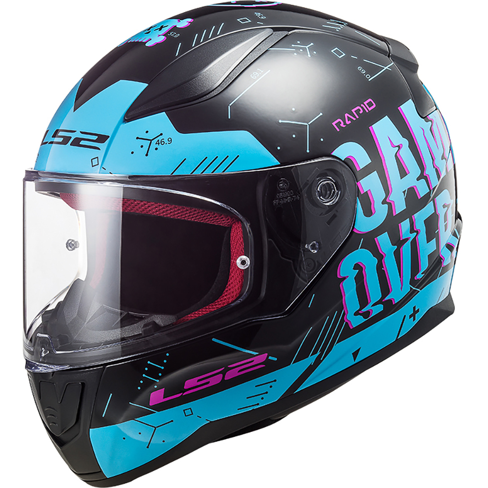 LS2 - Casque FF353 Rapid Player Noir / Turquoise