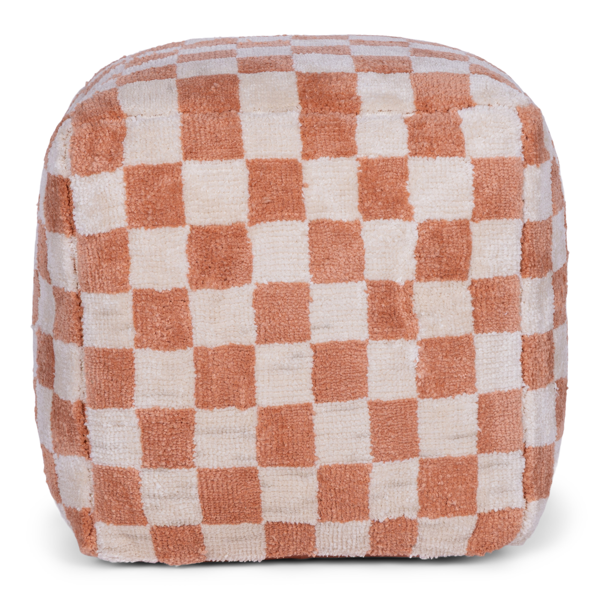 Poef Liam soft terracotta 45cm