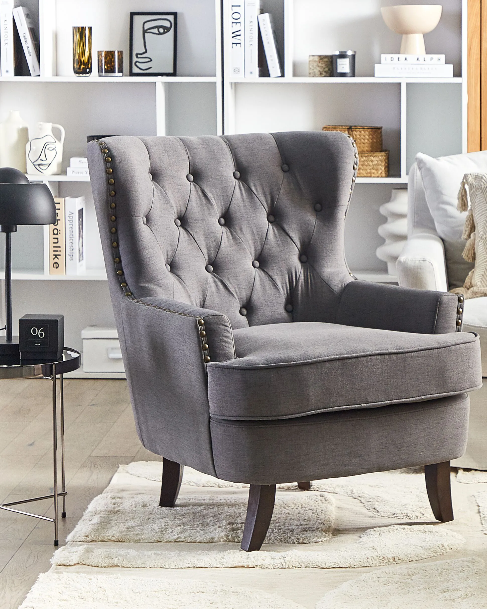 Fauteuil VIBORG II Stof Donkergrijs