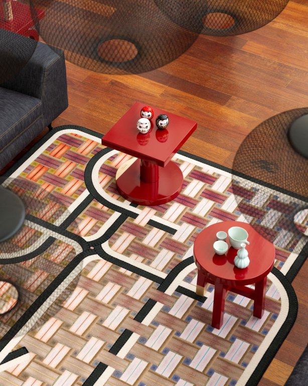 Moooi Common Comrades Tailo bijzettafel rood