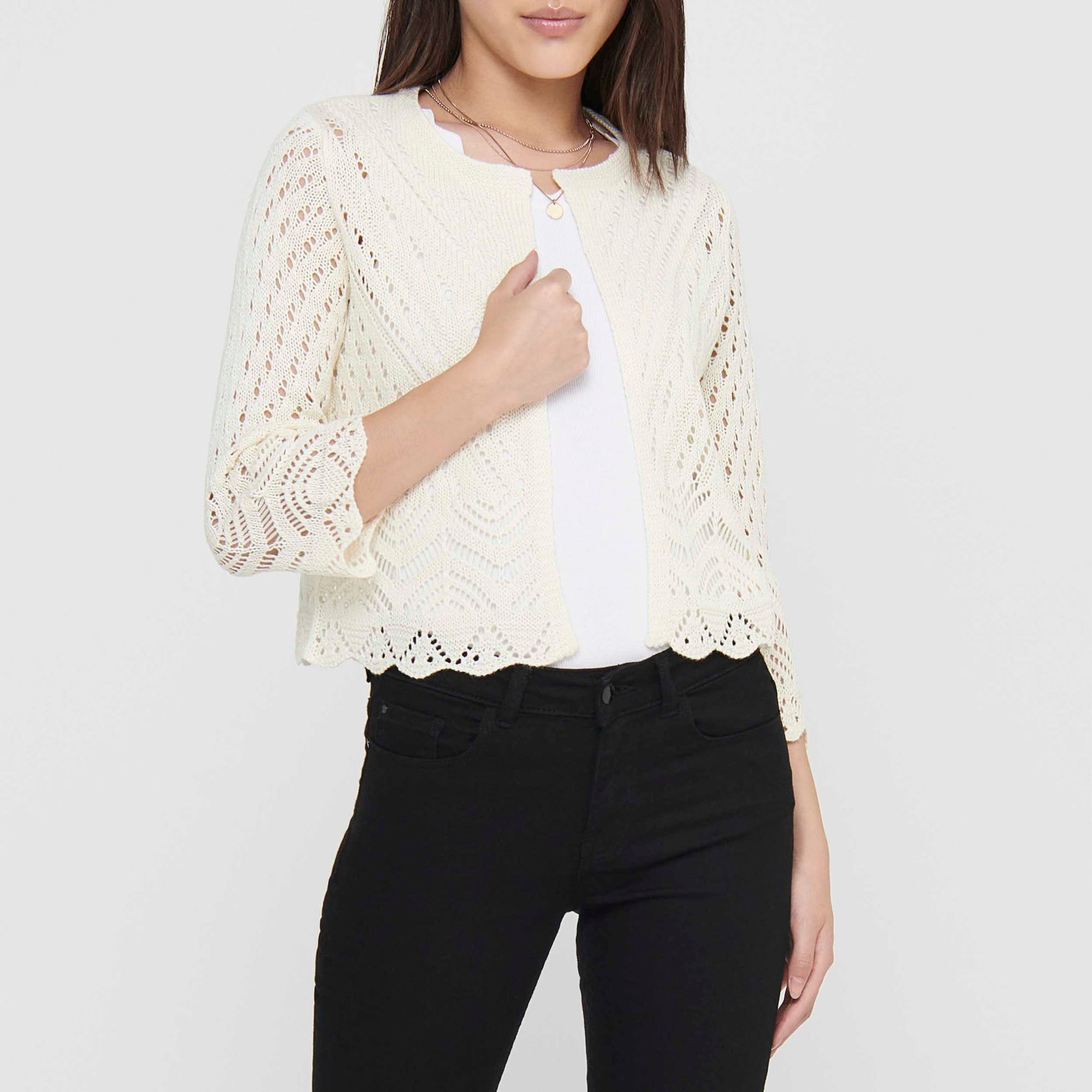 Gilet Femme ecru