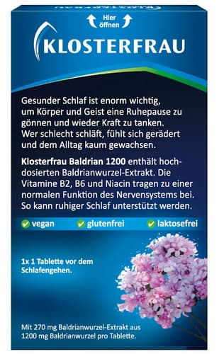 Klosterfrau Baldrian 1200 30 Stück