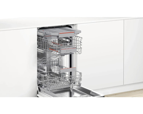 Bosch SPV4HMX49E volledig geïntegreerde vaatwasser, 44,8 x 81,5 x 55 cm, voor 10 couverts, inhoud 9,5 l, 44 dB(A)