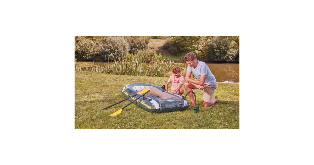 BoschAcculuchtpomp EasyInflate 18V-500  (Groen/zwart, POWER FOR ALL ALLIANCE, Accu en oplader niet inbegrepen)