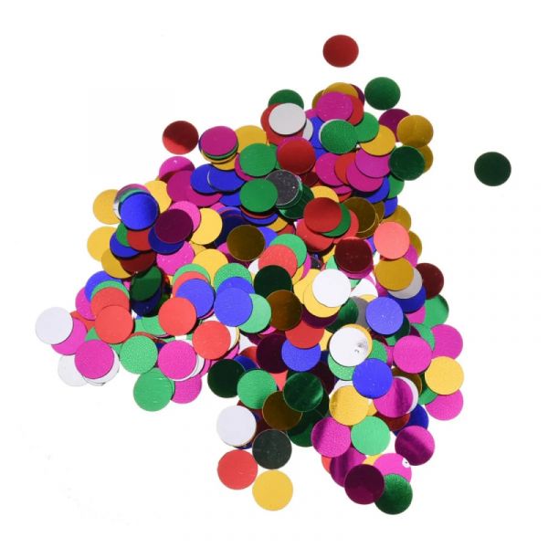 Omnific Confetis em Forma de Círculo Metalizados Multicor 15g