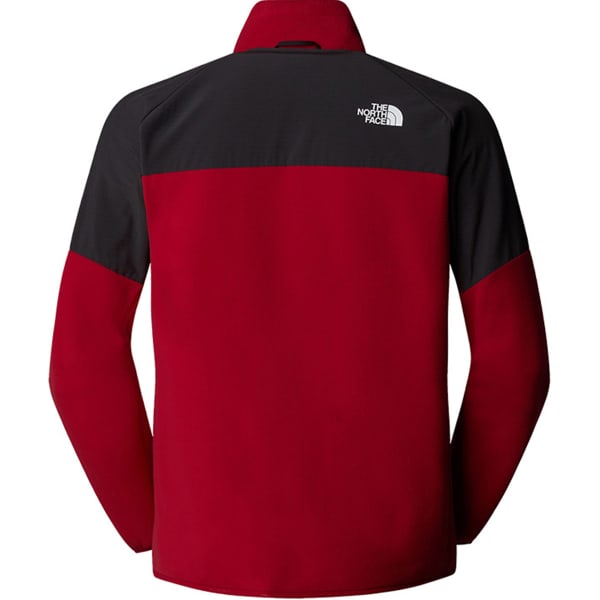 Sweat polaire randonnée THE NORTH FACE GLACIER HEAVYWEIGHT FULL ZIP GARNET RED/ASPHALT GREY