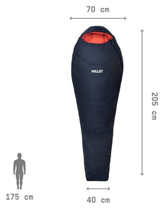 Sac de Couchage Femme Millet Baikal 1100 Bleu