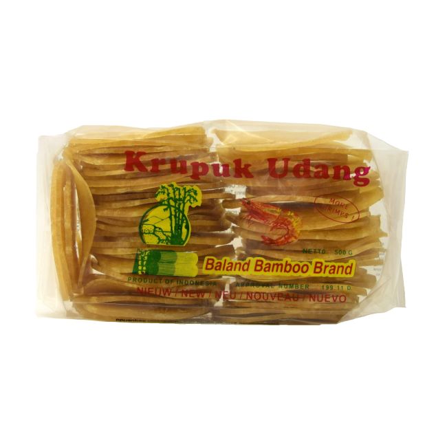 Baland Bamboo Kroepoek Udang 5x7cm (ongebakken) 500g