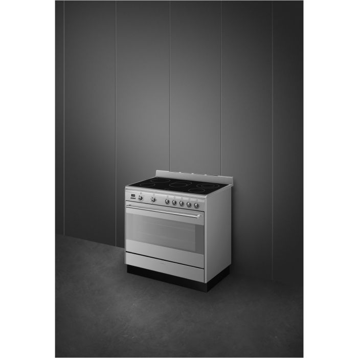 SMEG Stand-Herd Classici SUK91CMX9 Edelstahl