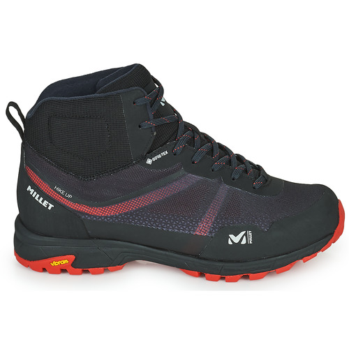 Millet - HIKE UP MID GORETEX - Noir / Rouge