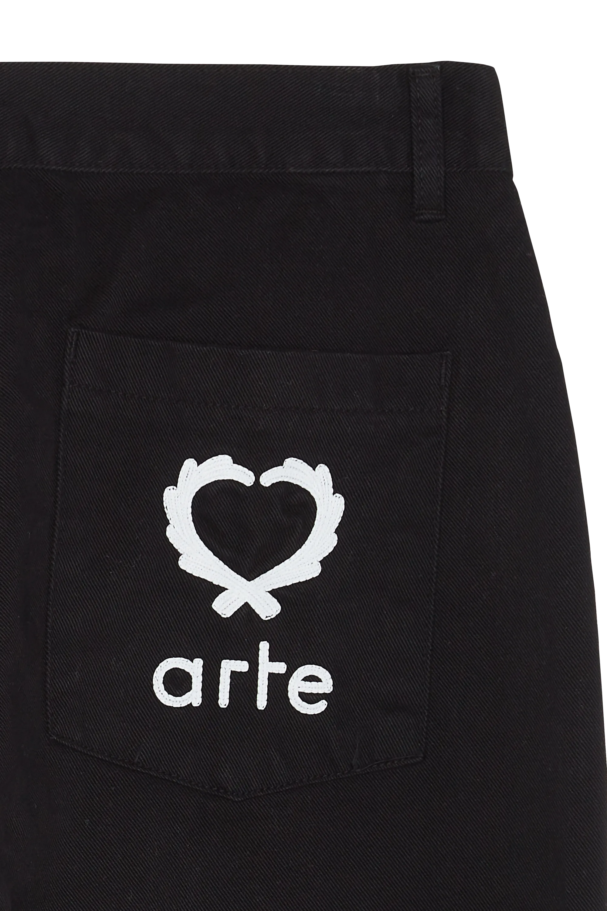 ARTE ANTWERP Jean Poage Back Heart Noir