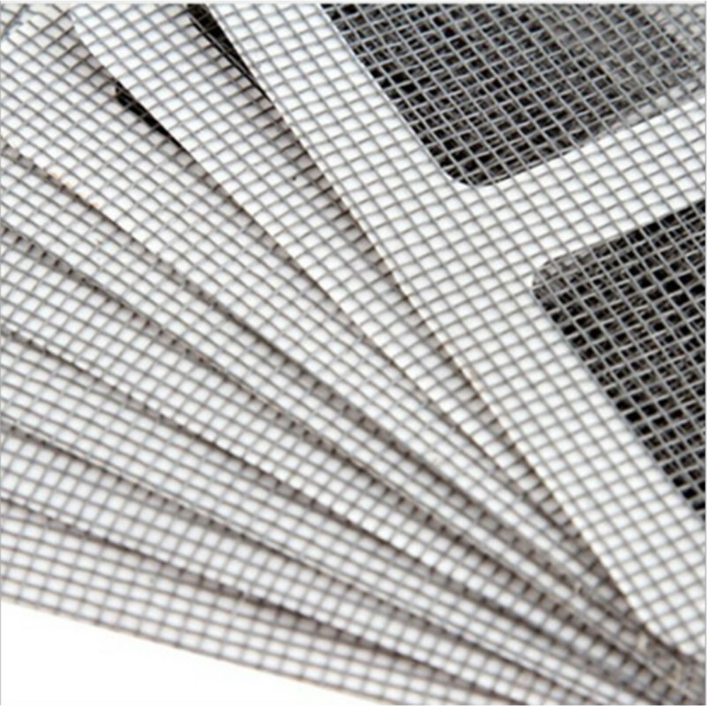 (10er Set) 10x10cm Selbstklebende Moskito Netz Reparatur Flicken Fliegennetz Aufkleber Insektenschutz Gitter