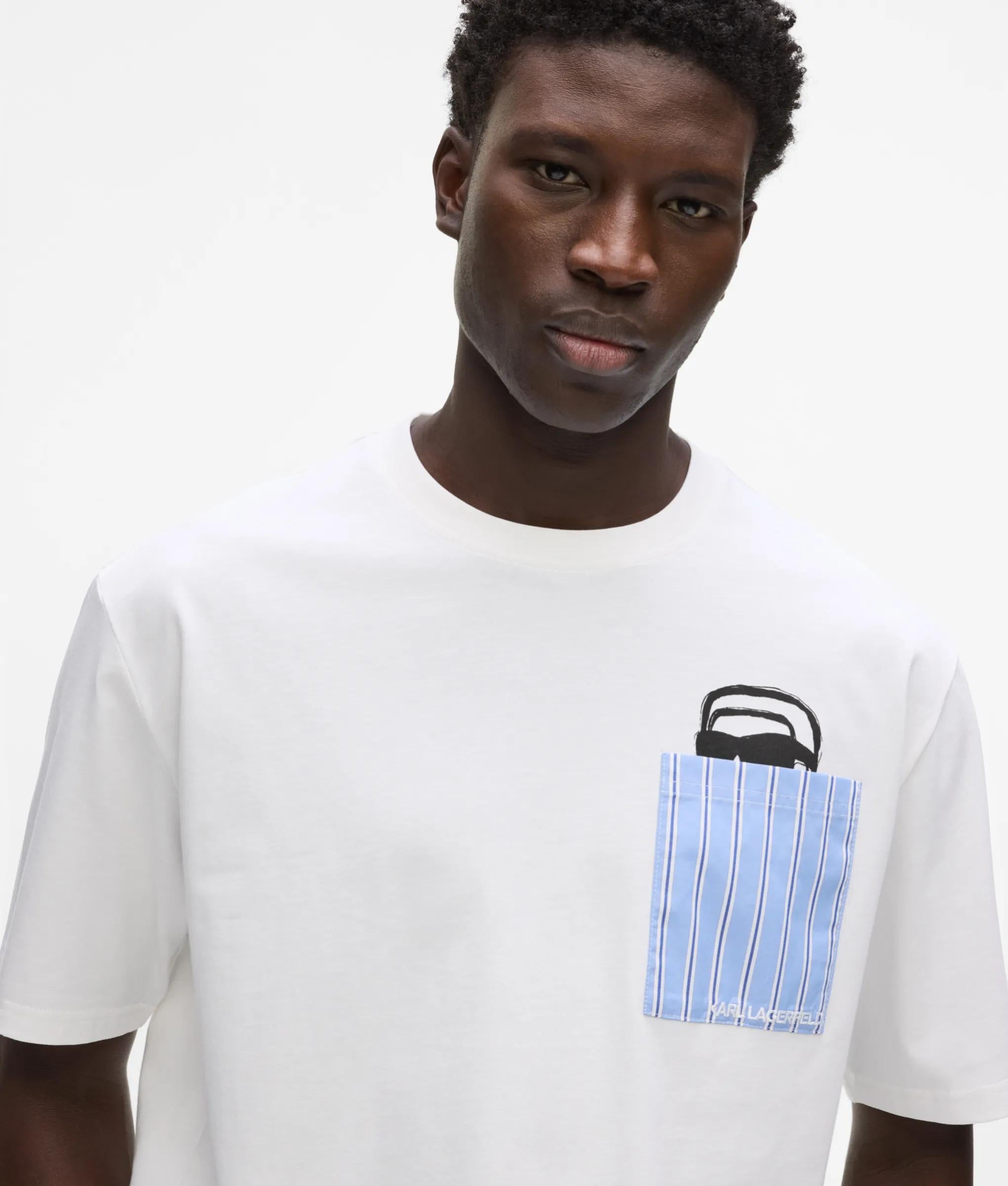 Ikon T-shirt met uitsparing voor de zak
