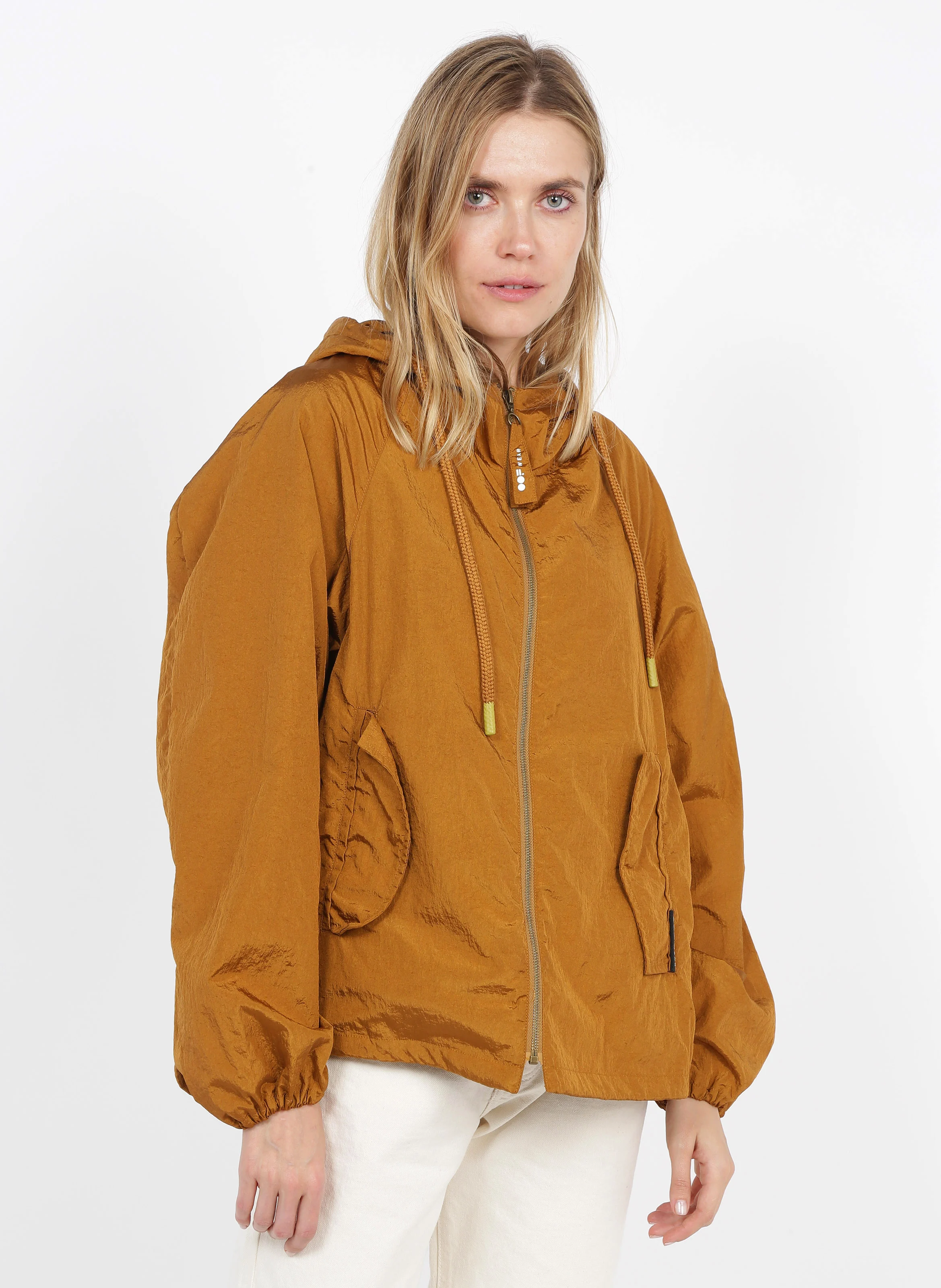Parka à capuche en coton mélangé | Marron