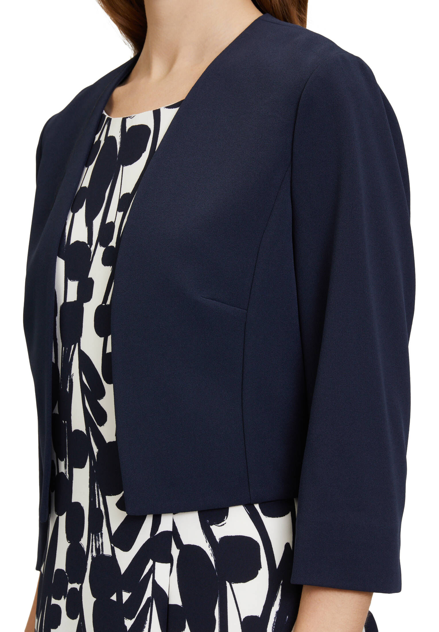 Vera Mont| Damen Blazer-Jacke ohne Verschluss