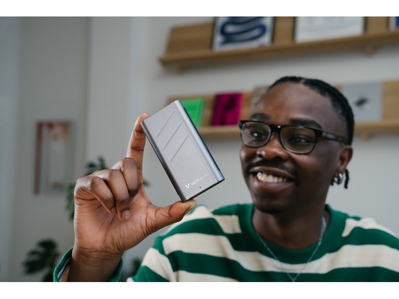 Verbatim Externe SSD TurboMetal 2000 GB Externe SSD mit USB4 und einer Speicherkapazität von 2 TB